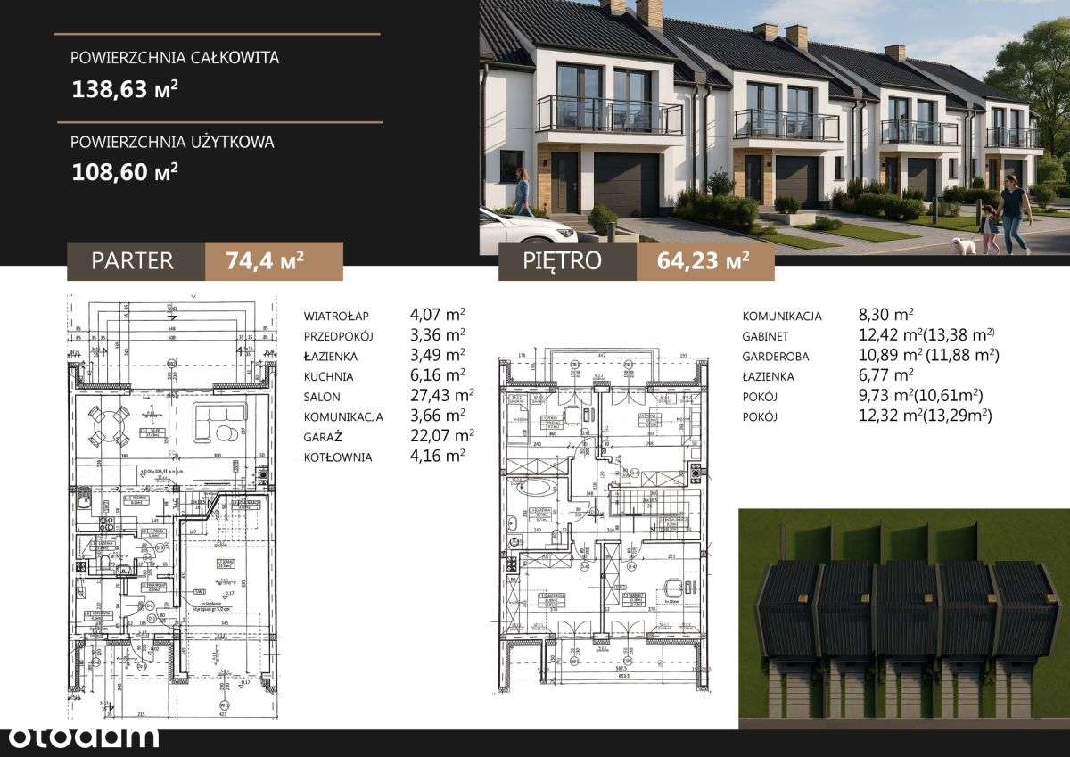 Dom w zabudowie szeregowej z dużą działką 4,5 ar - Pełny obrazek: 2/7