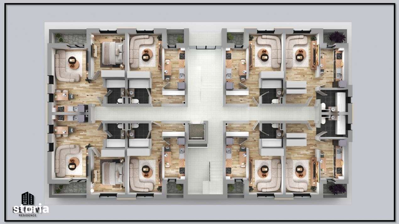 Ap. 2 cam. aprilie 2026 zona Militari Residence - Imagine principală: 5/5