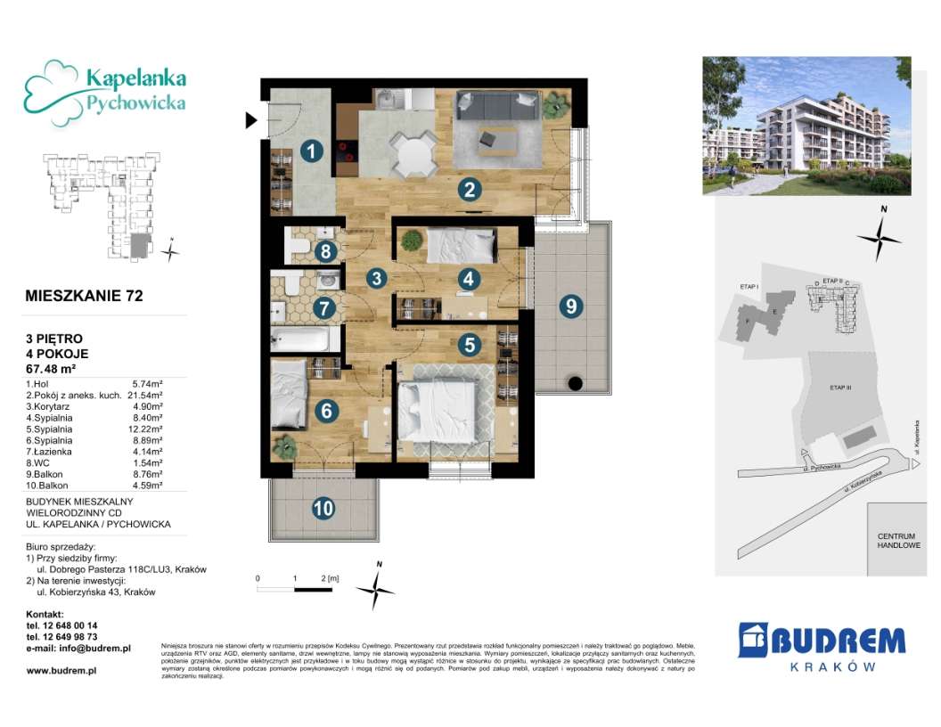 4 - pokojowe NOWE mieszkanie w stanie deweloperskim-14