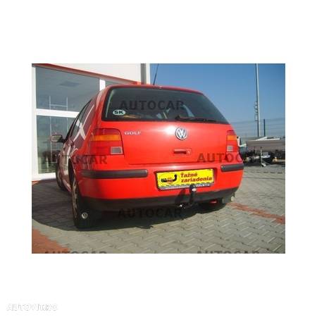 Carlig de remorcare pentru VOLKSWAGEN GOLF - IV, 3/5usi., (1 J 1) - sistem semidemontabil -cu suruburi - din 1997 pana 2003 - 9