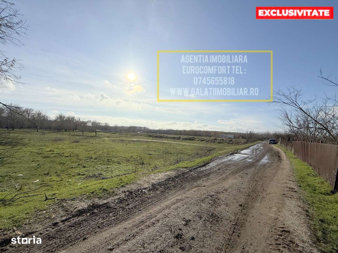 Vanzare teren intravilan in Barbosi-Galati 6.000 mp cu deschidere 40ml - Imagine principală: 3/8