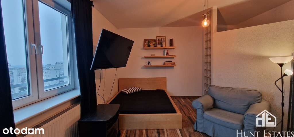 Przestronna kawalerka (40m²) z widokiem i Metro - Pełny obrazek: 4/10