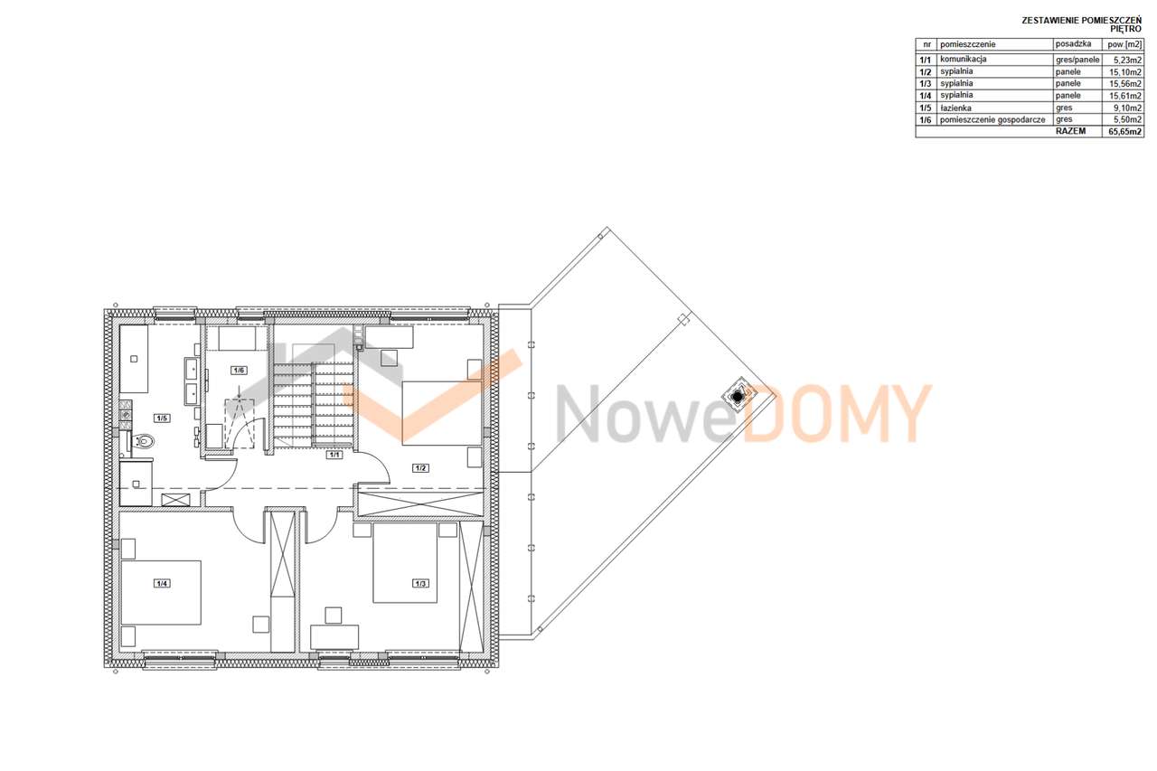 Nowoczesny dom jednorodzinny z garażem i atrakcyjnym ogrodem 0% prow.-4