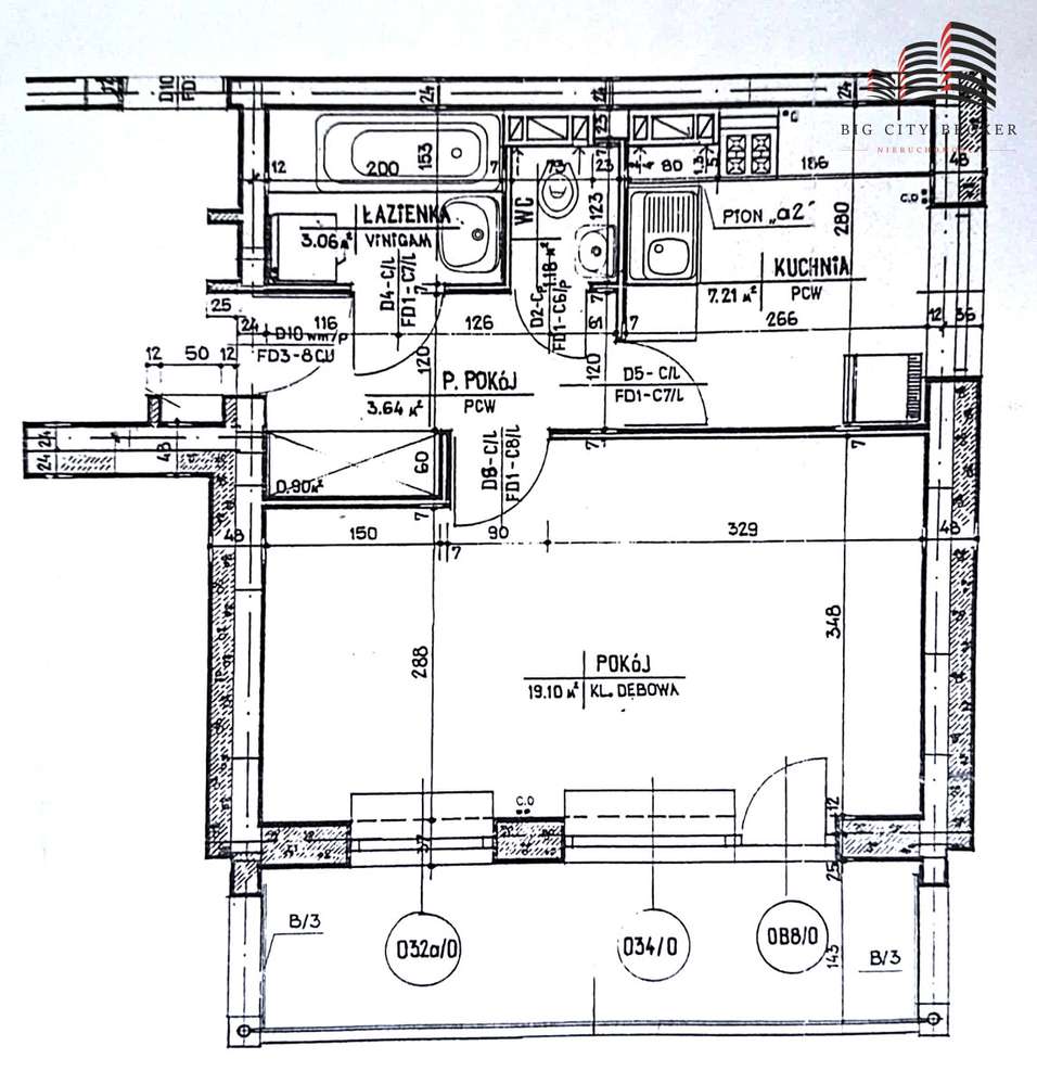 35,20 m2 z dużym balkonem na Wrotkowie-8