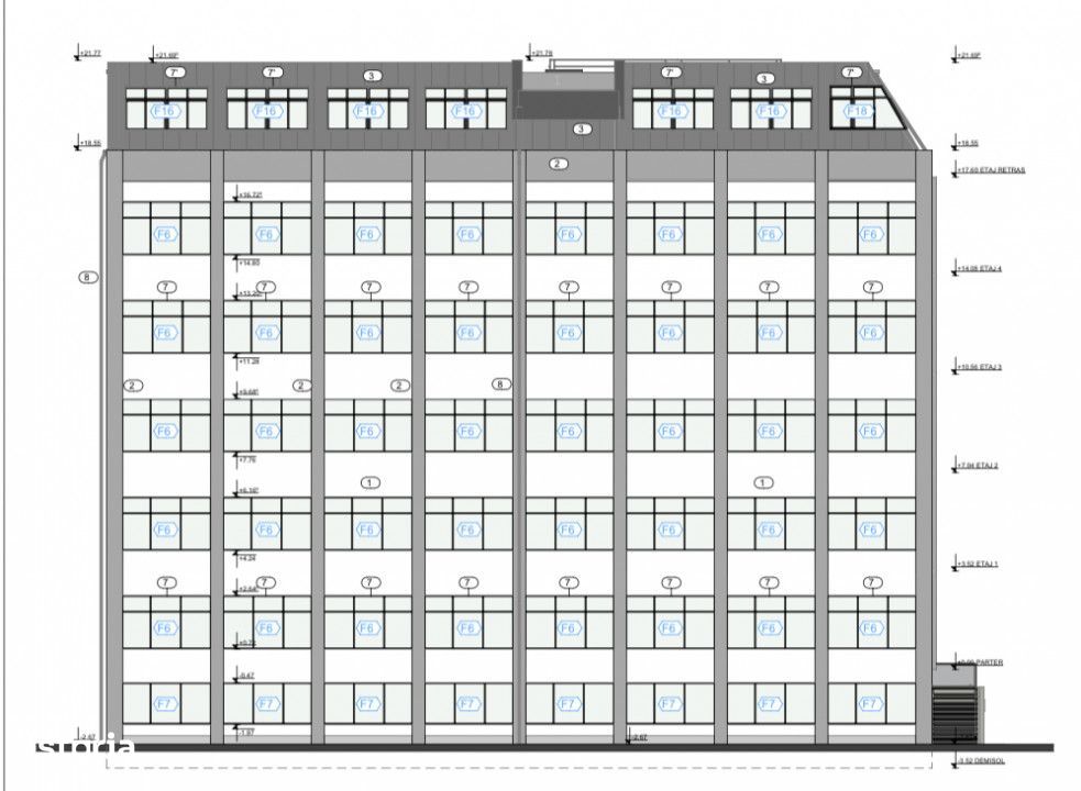 Cladire institutionala in zona Tetarom, 5900 mp, 75 parcari