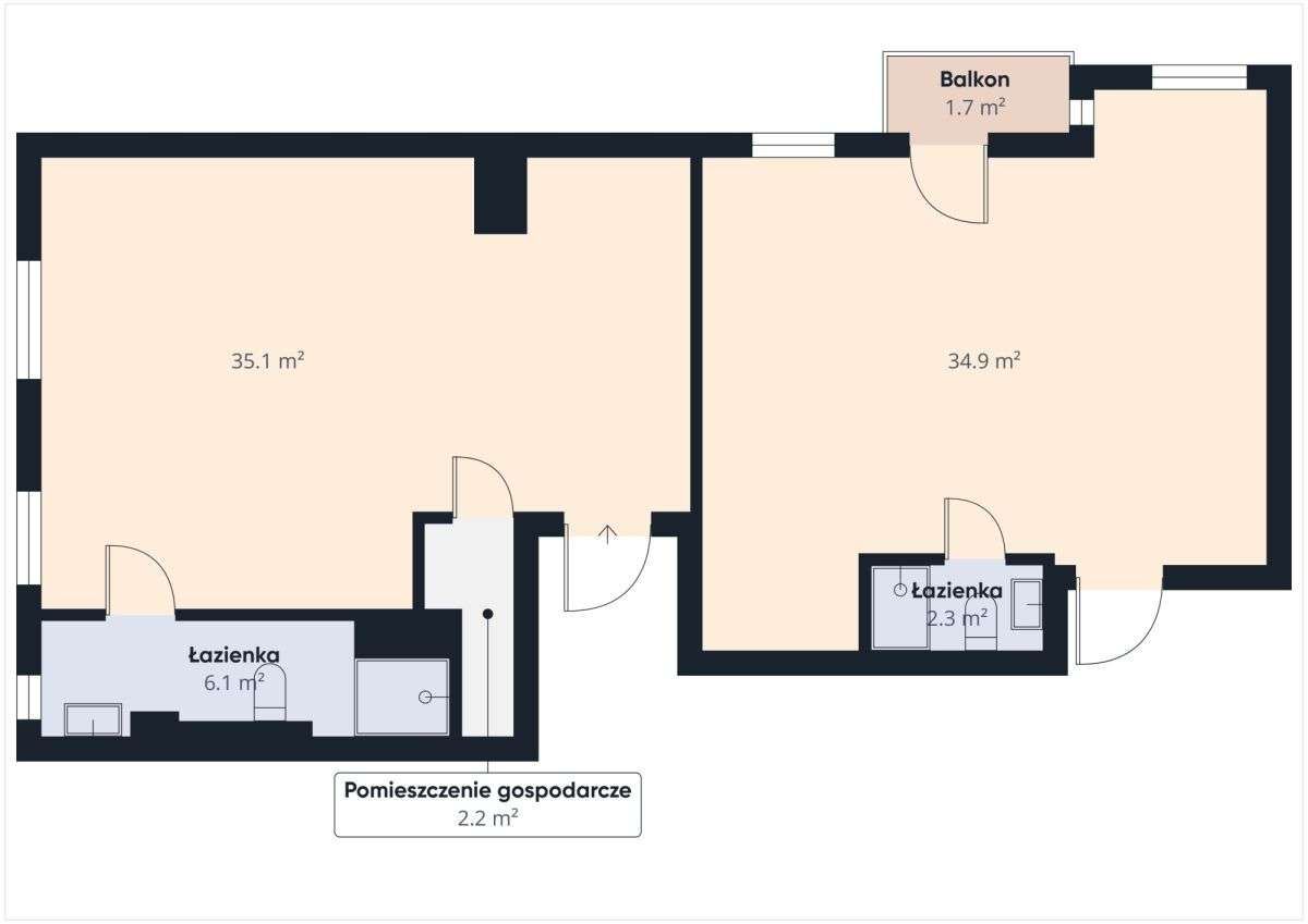 Dwupak kawalerek - Centrum Wrzeszcza-12