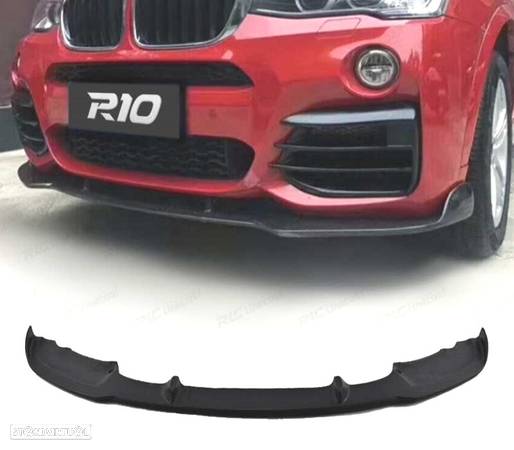 SPOILER LIP FRONTAL PARA BMW X3 F25 X4 F26 10-17 - 1