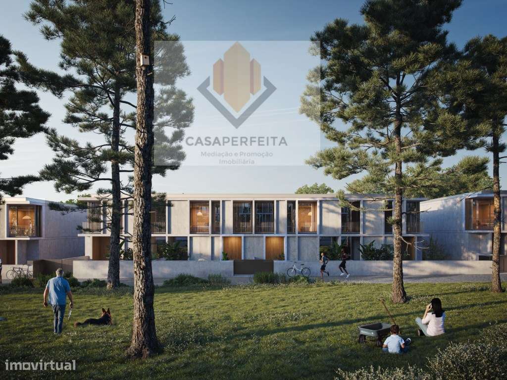 Moradias V3 Novas De Luxo com Jardim, Terraço e Varandas - Arcozelo - Grande imagem: 3/9