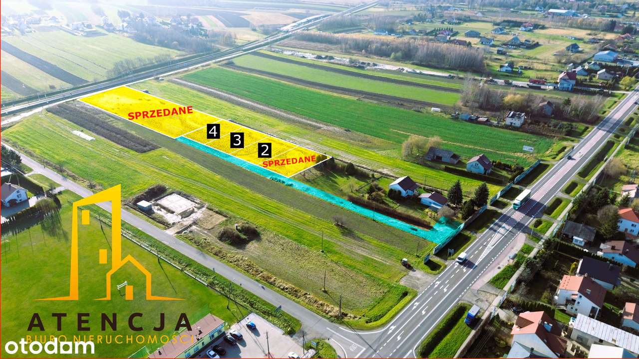 Działka Na Sprzedaż  8,40 ar WZ  Klęczany - Pełny obrazek: 1/2