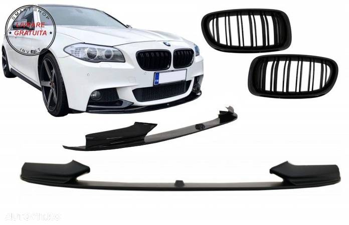 Prelungire Bara Fata BMW Seria 5 F10 F11 Sedan Touring (2011-2017) M-Performance D- livrare gratuita - 1