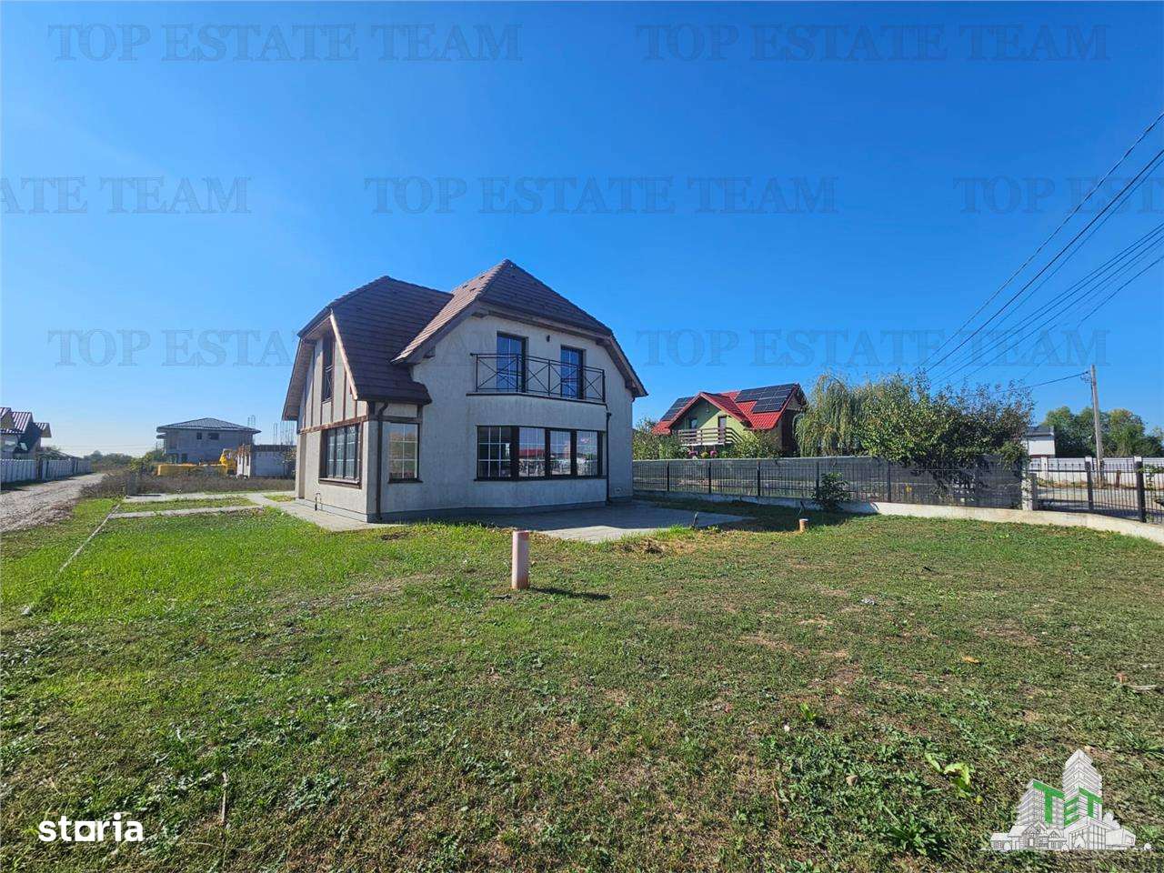 Vila lux 5 camere cu garaj arhitectura flamanda in Domnesti - Imagine principală: 5/15