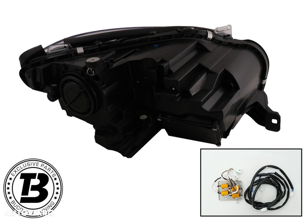 Faruri LED compatibile cu Mercedes ML W166 Black Design - 15