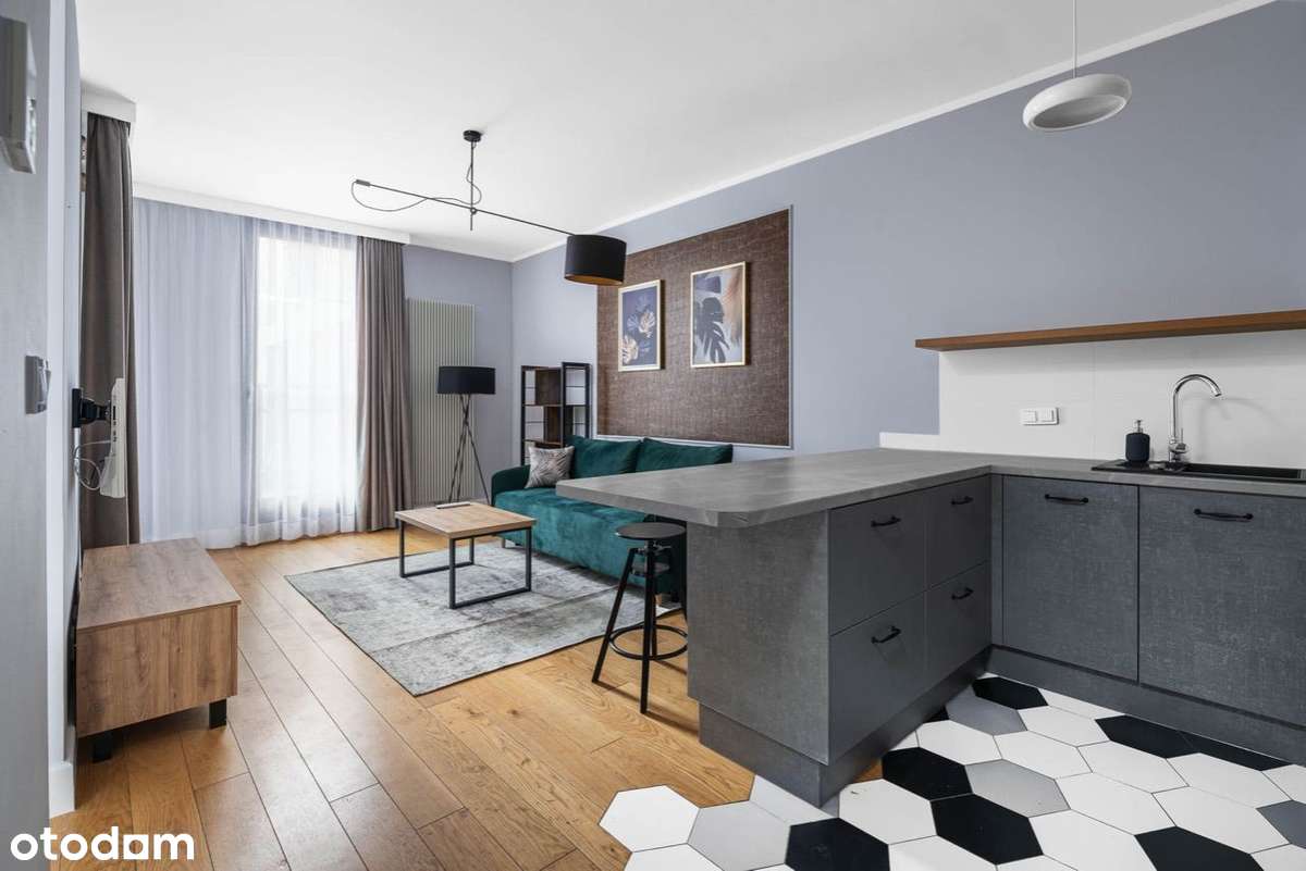 Apartament 19 Dzielnica, 2 pokoje, 39m2, metro Daszyńskiego - Pełny obrazek: 1/14