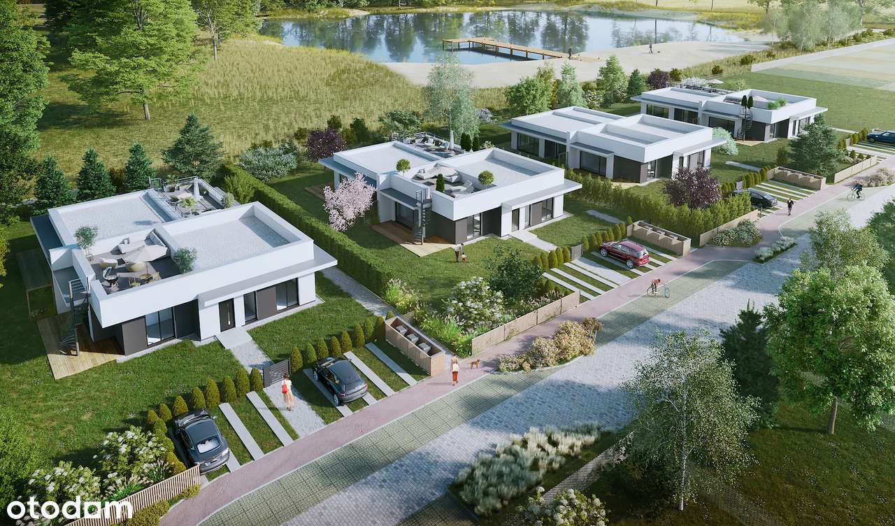 TARAS NA DACHU, jeziora! Dom PARTEROWY! Las, cisza ... - Pełny obrazek: 4/13