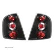 Set stopuri tuning lampa Skoda Fabia Hatchback 04.2000-03.2007 Dreapta+stanga, transparent-negru, cu suport becuri - 1