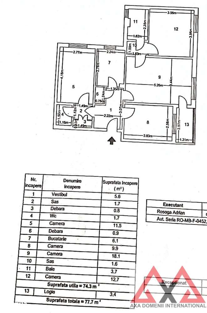 Apartament 4 camere Titan - Parc IOR - metrou Nic. Grigorescu - bloc H-7