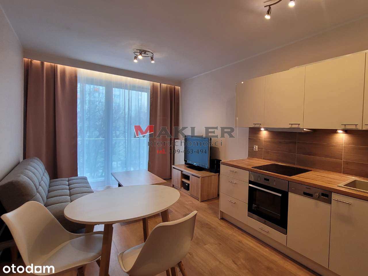 Centrum k. Galaxy 2-pokojowe, balkon, 2700zł plus opłaty,nowe budownic - Pełny obrazek: 4/20