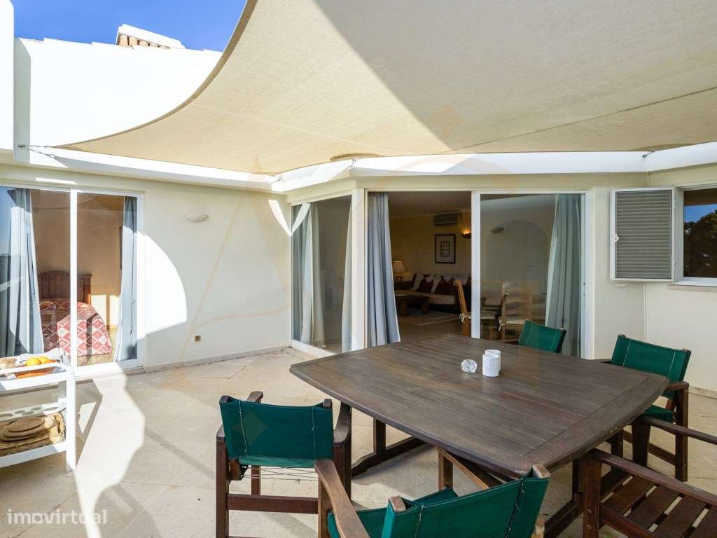 Apartamento T2 com terraço e piscina em Vale do Lobo-13