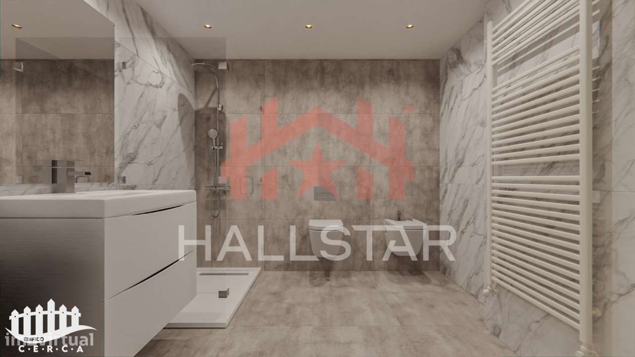 Apartamento T1 + T0 / Varanda com Churrasqueira / Boa Vista-5