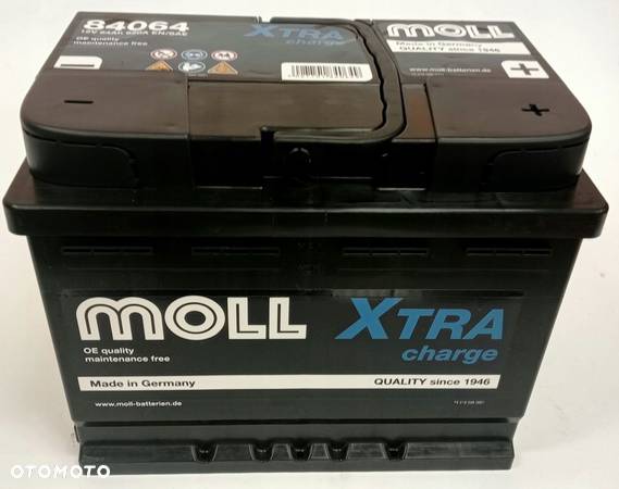 Akumulator Moll X-tra Charge 64Ah 620A 84064 MOŻLIWY DOWÓZ MONTAŻ - 1