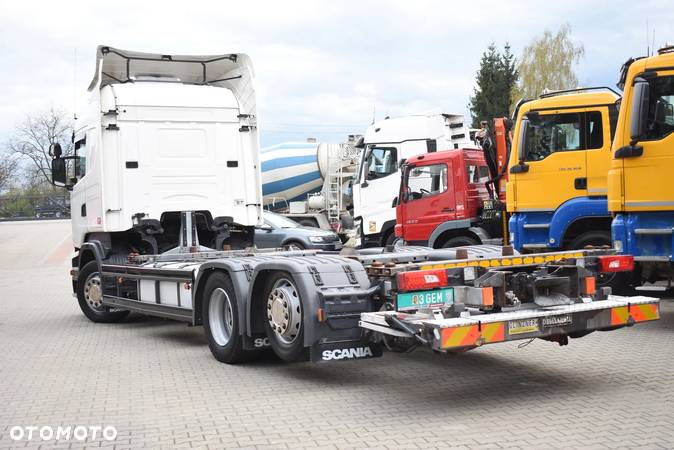 Scania R 410 Bez EGR/ Highline / BDF/ Rama do zabudowy / TWISTLOCK / Winda / Klima/ Firanka/ Chłodnia/ Do bydła Żywca / Pomoc / Laweta/ Specjalny/ Hakowiec/ HDS/ Skrzynia/ LKW/ Fahrgestell/ - 9