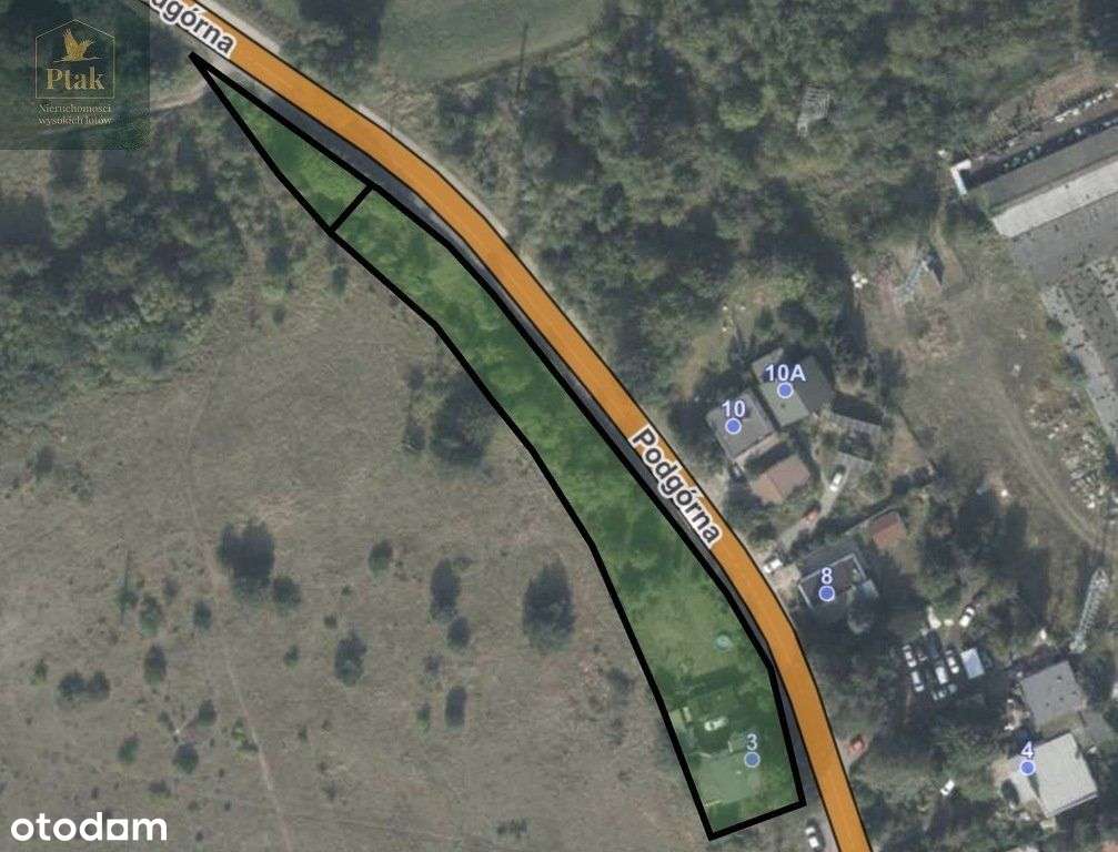 Janikowo, dz. usług 2659 m2, widoczność doskonała - Pełny obrazek: 5/6