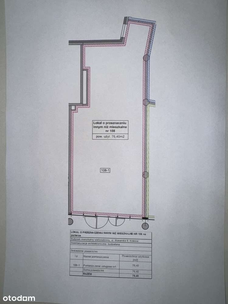 Lokal usługowy ul. Masarska 8 tuż obok Galerii Kazimierz - Pełny obrazek: 2/3