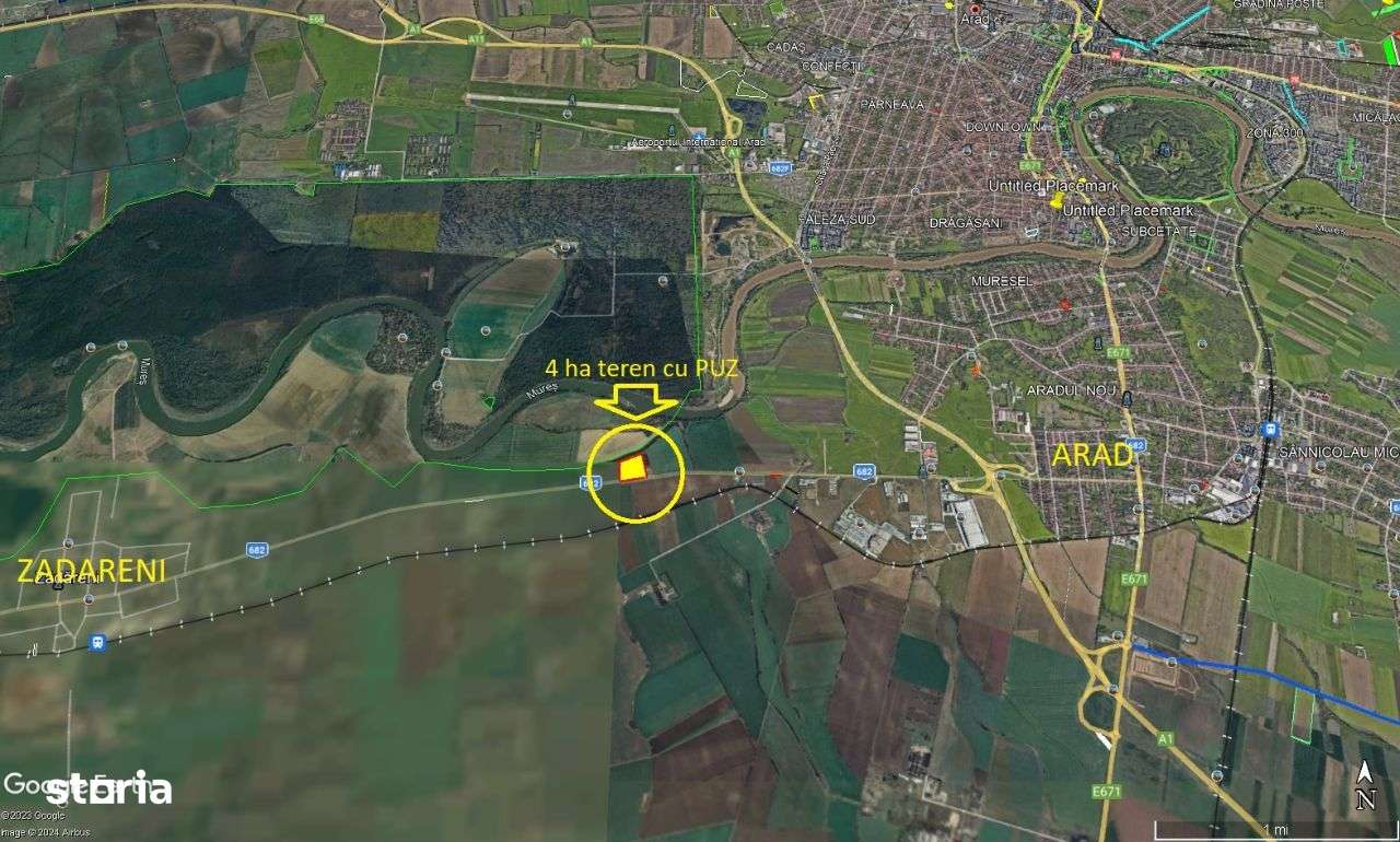 4 ha teren cu puz soseaua arad-zadareni-1