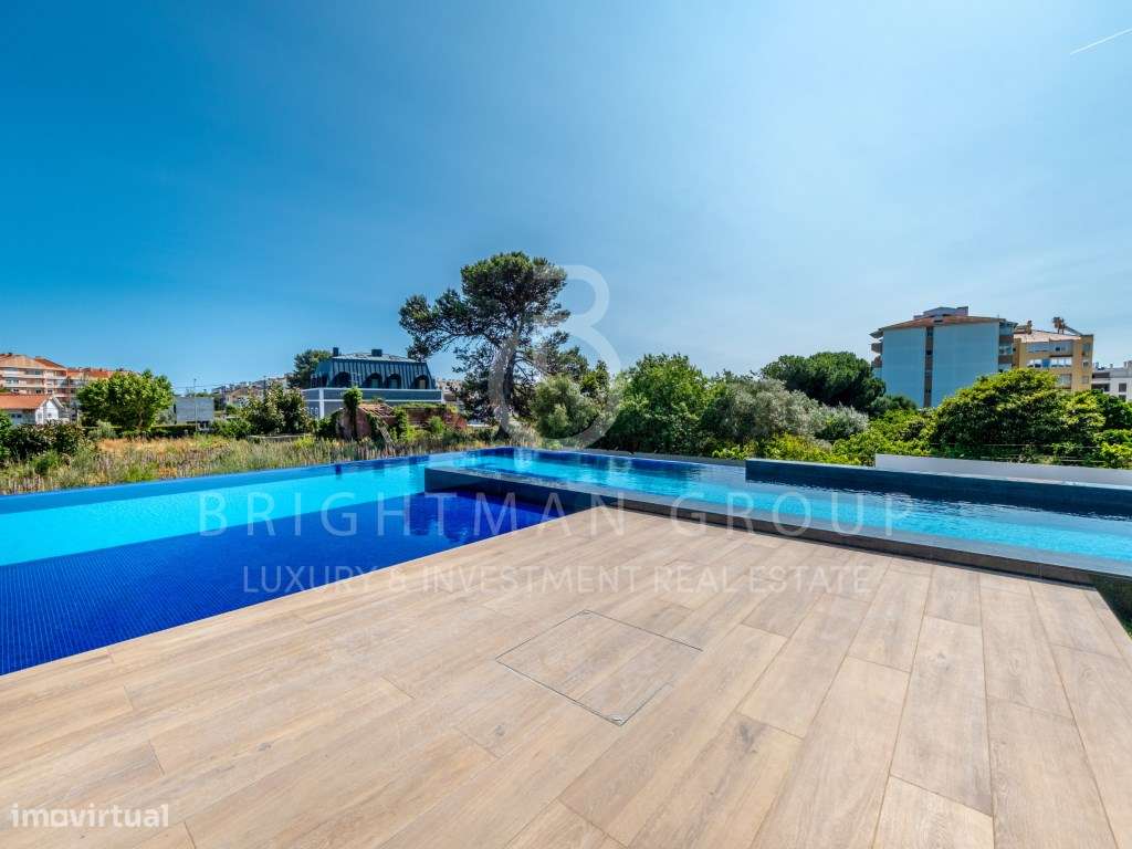 Apartamento T4 com jardim privativa, em Carcavelos-4
