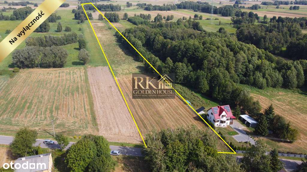 Duża działka rolna na sprzedaż z możliwością budowy domu-0