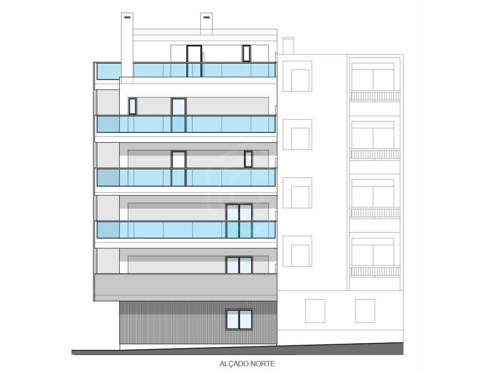 Apartamento T0+1 de linhas modernas na segunda linha de praia em Mo... - Grande imagem: 2/23
