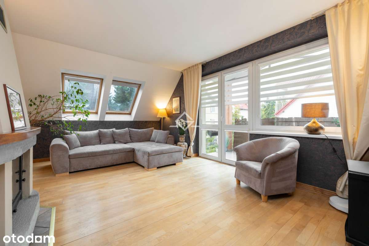 Dwupoziomowe 4 pokoje przy Pkm | Kominek | Las - Pełny obrazek: 4/16