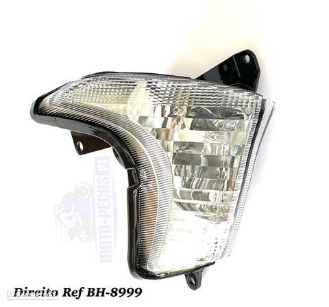 Piscas frente honda transalp xl650 v ano 2000 ate 2006  em cristal ou amarelos - 4