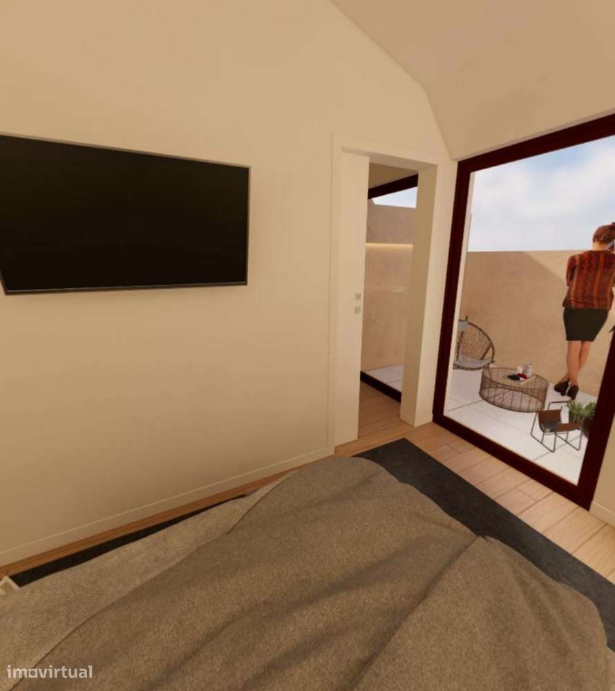 Apartamento T1 Novo em  Matosinhos Sul com  Vista Mar - Grande imagem: 5/23