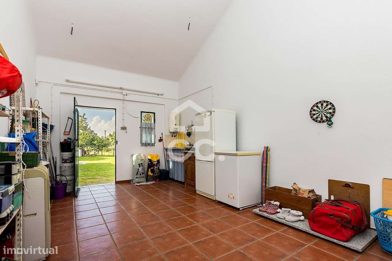 Quinta de 9250m2 c/ Moradia T4 térrea, anexo e armazém | Azaruja-21