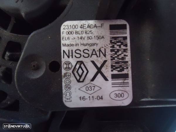 Alternador Nissan Qashqai - 4