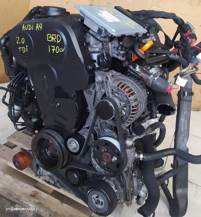 motor audi A4 2.0TDI 170cv BRD caixa 6 velcidades HCK - 4