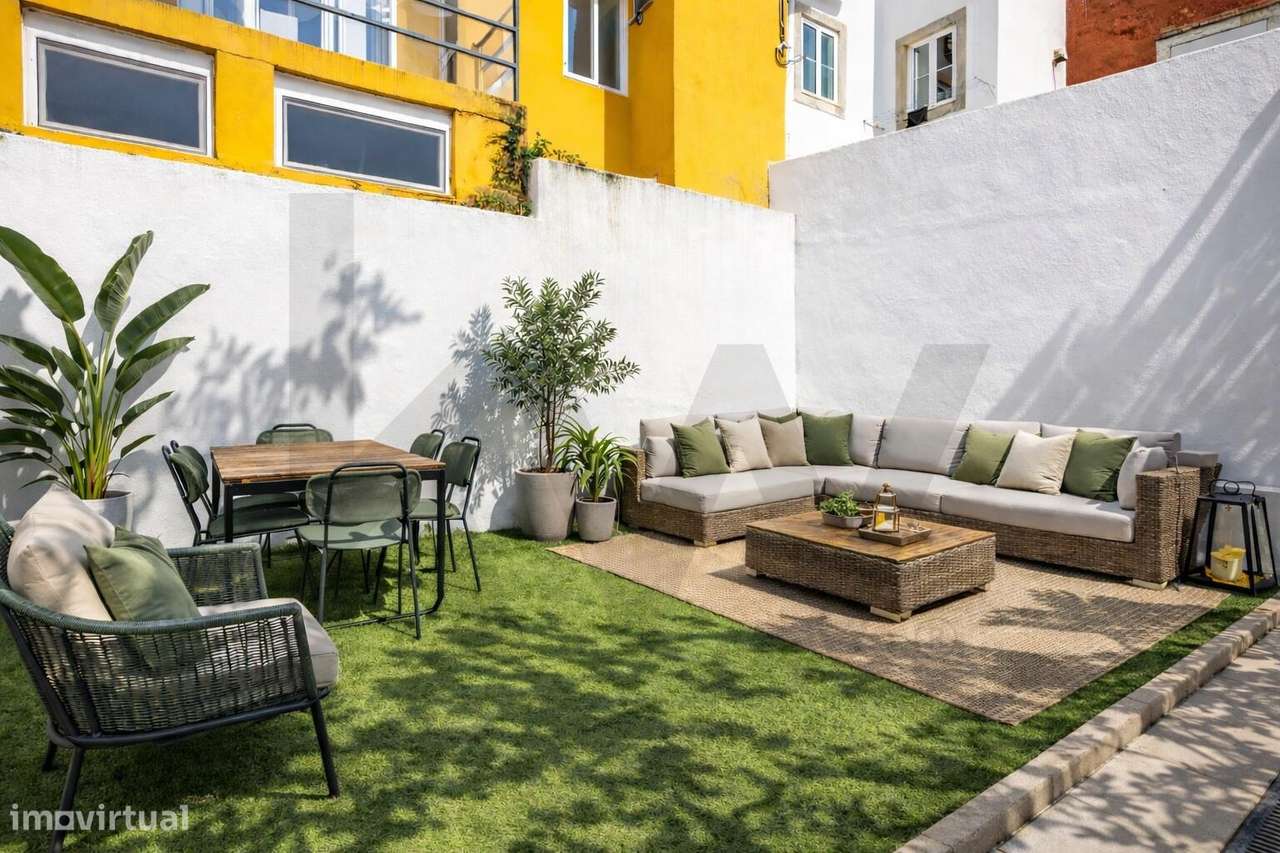 Apartamento T2 com Jardim Privativo de 38 m2 | Ajuda – Largo da Paz-0