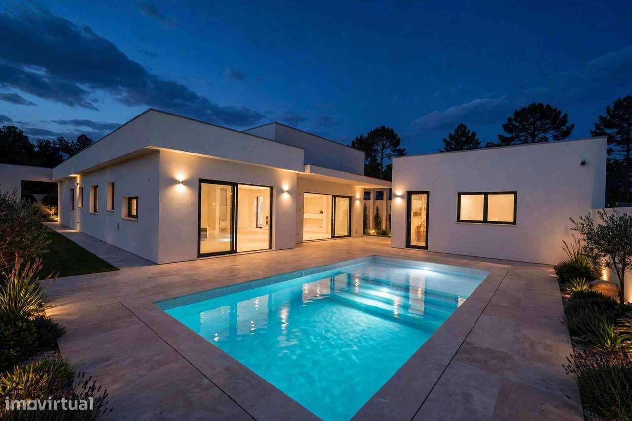 Moradia T5 Nova com Piscina, Garagem e Segurança-15