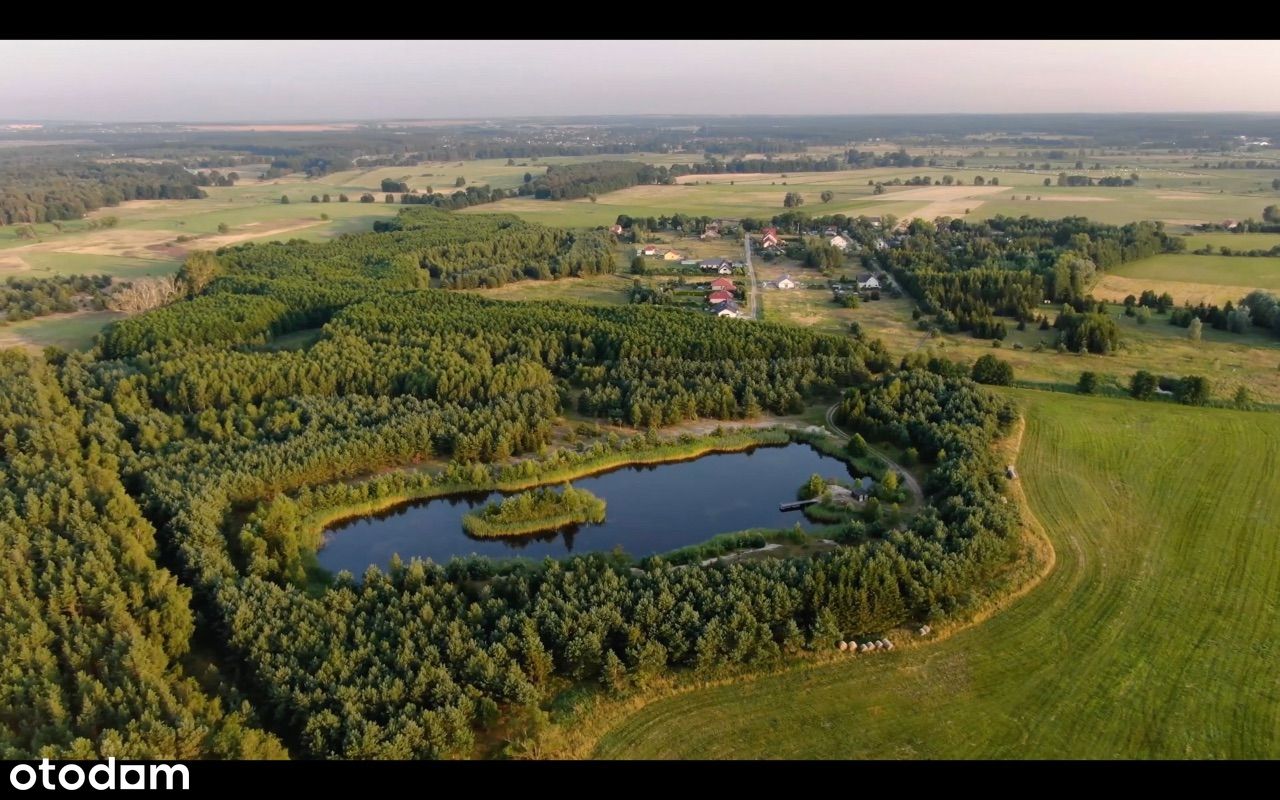 16ha z jeziorem, idealne pod wille lub na lokatę