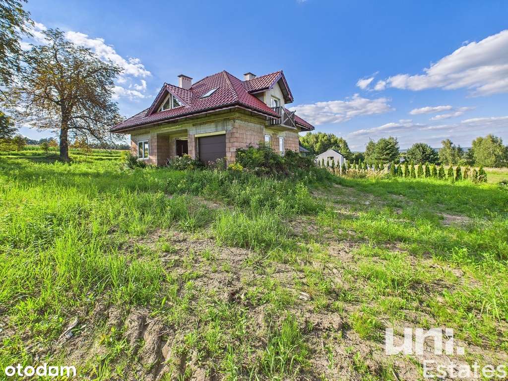 Dom na wzgórzu|Malownicza okolica|Garaż zadaszony - Pełny obrazek: 1/14