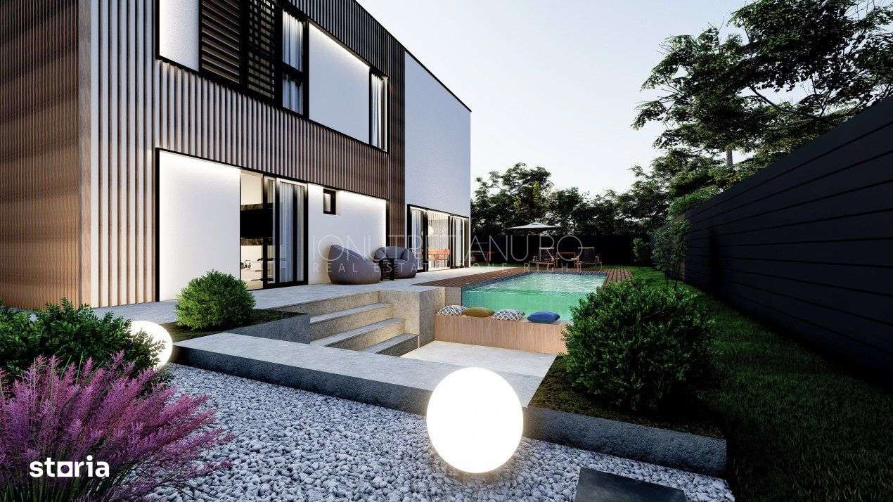 Vila moderna posibilitate personalizare – piscina exterioara si gara-14