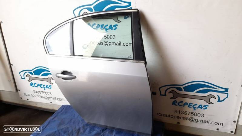 PORTA PORTAS TRASEIRA TRÁS DIREITA 41527202342 7202342 BMW SERIE 5 E60 SEDAN CARRO FECHO ELEVADOR MOTOR PUXADOR VIDRO - 1