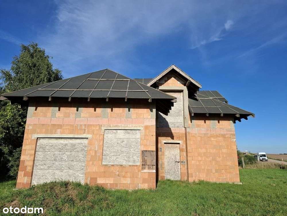 Kaźmierz ul. Borowikowa - dom w stanie surowym otwartym-3