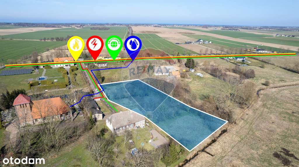 Piękna działka ze stawem, 3 km od morza: Śmiechów - Pełny obrazek: 5/11