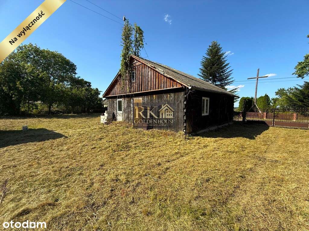 Rodzinny klimat: drewniany dom+duża działka –na weekendy i całorocznie-10