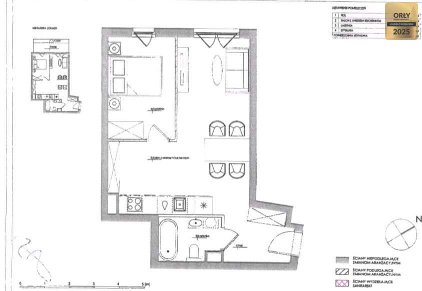Słoneczne 2 pokojowe mieszkanie-6