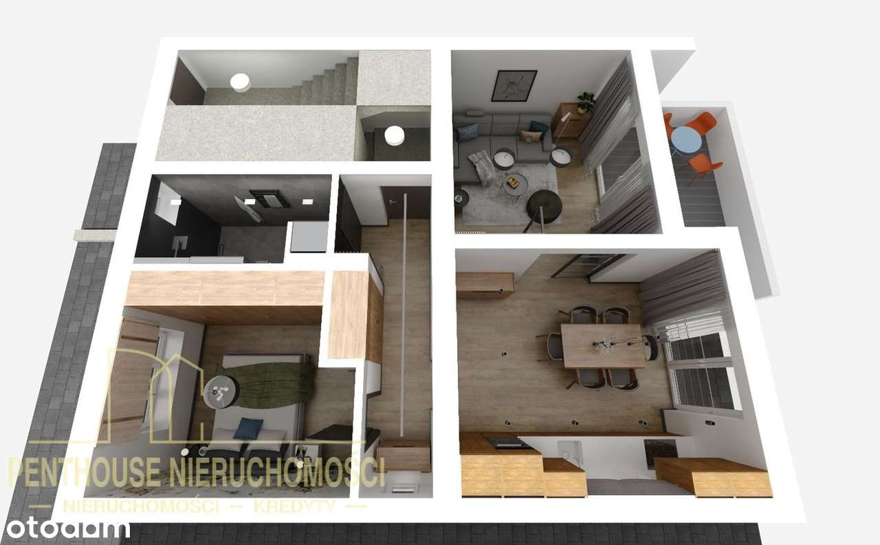 dom z możliwością podziału na 3 mieszkania - Pełny obrazek: 4/10