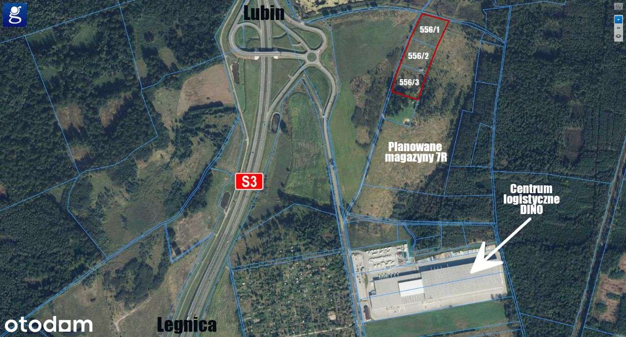 3 ha przy drodze S3, tuż obok centrum Dino, 7R - Pełny obrazek: 5/8