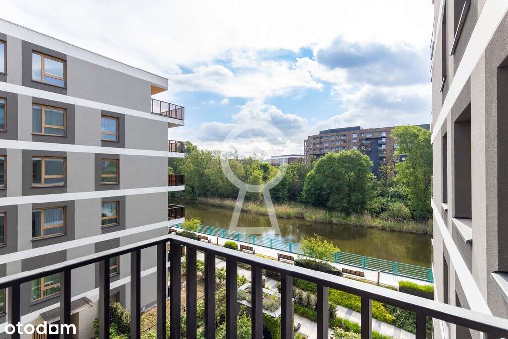 Mieszkanie, 1 pok. – ✨ Wysoki standard ✨ Balkon ✨ Widok na rzekę✨